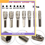 【LLMA】H4 Screw Metric Driver Tool Drill Bit M2.5-5.5mm Hex Shank Hex Nut Socket