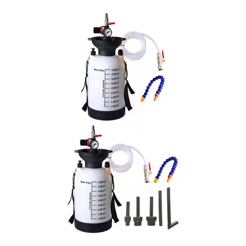 5L Automotive Fluid Pump Atf Refill Tool Gearbox Oil Filler Pneumatic Extractor and Dispenser Gear O