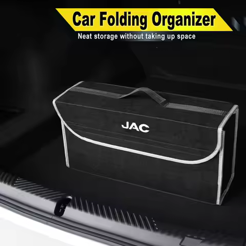 Folding Car Trunk Storage Box Soft Felt Storage Box Accessories For JAC Refine J3 J4 J7 JS3 JS4 KR1 