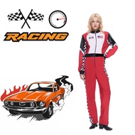 ❤Ready Stock❤Women Fashion Racing Girls Costume Adult F1 Car Racer Race Cosplay Outfit Halloween Par