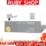 【GLOBLE SHIPPING丨BUY 3 FREE 1】Hair Growth+ Nourkrin 90 Capsules Professional Hair Loss Care Prevent 