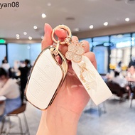 TPU Leather Fob Key Cover Case For MG 4 2023 Mg4 Ev MG HS GT ZS EV ZX MG5 MG6 Protection Cover Shell