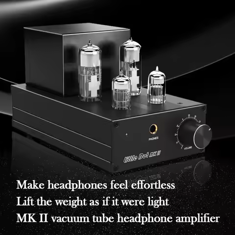 Little Dot MK2 MK 2 MKII Vacuum Tube HIFI Headphone Audio Earphone Amplifier Amps DAC EXQUIS 6J1 6N6
