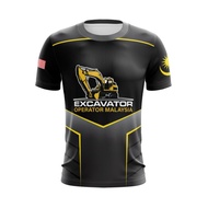 Excavator Outfit Baju Jersey ALDULT XS-4XL KID-110CM-KID-160CM