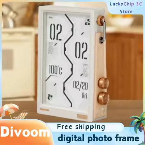 Nordic Style Divoom Times Frame WiFi 10.1-inch Intelligent High-definition Pixel Display Screen Elec