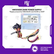 FunTechX 200W Power Supply For HIKVISION Hard Disk Video Recorder 32CH NVR or DVR