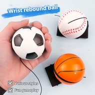 Slime &amp; Squishy Toys Wrist Wear Rope Rebound Ball Vent Decompression Elastic Ball Children's Decompression Toys Sports Toys