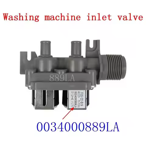 Haier washing machine inlet double head solenoid valve 0034000889LA FCS-22-B19