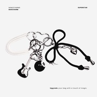 GANTUNGAN Namucharms Superstar Keychain Bagcharm Guitar 8 Ball Modern Hanger