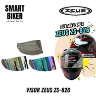 Visor Zeus ZS-826 100% Original Gold Rainbow Smoke