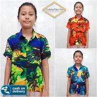 KEMEJA Beach Shirt Bahamas Children's Hawaiian Shirt/ for ages 1-12 years