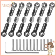 6Pcs Adjustable Metal Linkage Pull Rod Front /Rear Servo Link for  A949 A959 A969 A979 K929 RC Car U