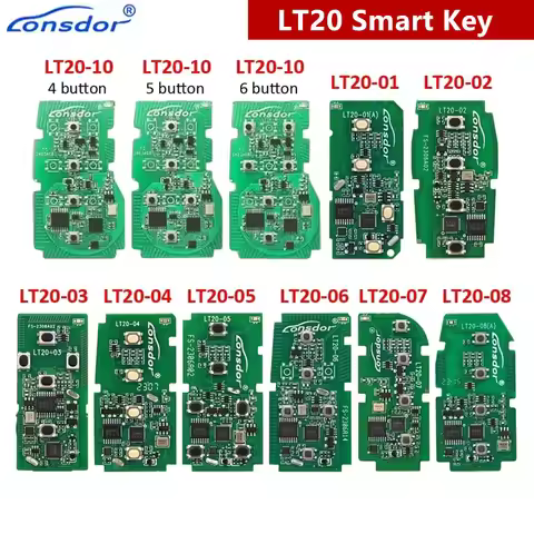 Lonsdor LT20 Smart Key LT20-01 LT20-02 LT20-03 LT20-04 LT20-05 LT20-06 LT20-07 LT20-08 LT20-10 8A+4D