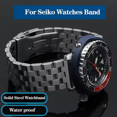20mm 22mm Solid Stainless Steel Watch Band for SEIKO PROSPEX Strap Water Ghost Diving Can Abalone Se