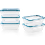 ❤️SG Seller❤️ (SALE)Snapware | Meal Prep and Food Storage Container Set | 5 Pack Rectangular Container Set with Lids
