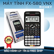 MÁY TÍNH CASIO FX-580 VNX DÙNG CHO HỌC SINHSINH VIÊN CÁC KỲ THI ĐẠI HỌC MÀU ĐEN NẮP TRẮNG