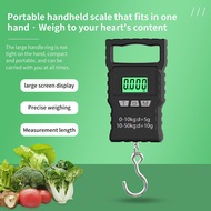 [Ready Stock] Hand Luggage Scale Hook Scale 0kg Small Electronic Scale Household 0g Small Scale Port