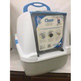 Hagen Catit Hooded Cat Pan Blue)  + Free Crystal Sand 1.81kg