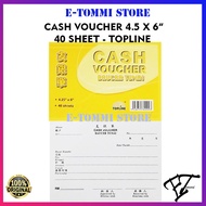 CASH VOUCHER 4.5 X 6" ( 4- SHEET )- TOPLINE