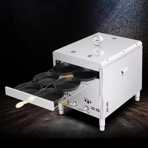 Pizza Oven Commercial Gas Oven Oven Pizza Outdoor Freshly Baked Mobile Pizza Machine Manual Pizza Ov