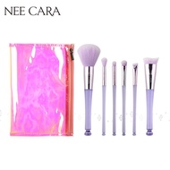 [Clearance] NEE CARA นีคาร่า แปรงแต่งหน้า N829 เซ็ตแปรงแต่งหน้า 6 ชิ้น พร้อมกระเป๋าเก็บ SET BRUSH 6 