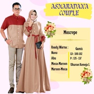 Terlaris! Renada Couple Gamis Muslim CP Edisi Lebaran BJ