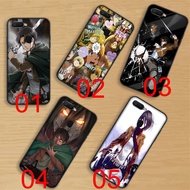 Black Soft Case OPPO A3s AX5s AX7 A7X A5s A5 A7 A37 A73 Attack on Titan