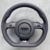 Microfiber Leather Car Steering Wheel Cover For Audi S1 8X S3 8V Sportback S4 B8 Avant S6 C7 S5 8T S