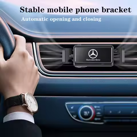 Car Universal Sucker Phone Holder Air Vent Clip Mount For Mercedes Benz S320 W164 W203 W204 W168 C18