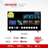 AIWA 55″ | 558G | 4K Ultra HD | WebOS Smart TV | Frameless TV