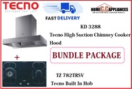 TECNO HOOD AND HOB FOR BUNDLE PACKAGE ( KD 3288 &amp; TZ 782TRSV ) / FREE EXPRESS DELIVERY