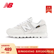 NEW BALANCE 官方复古运动鞋男鞋女鞋574系列舒适百搭简约运动休闲鞋 白色 ML574DI2 37.5(脚长23cm)