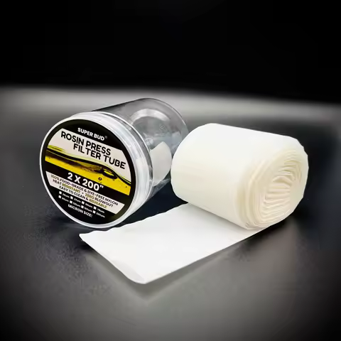 2" x 200" Premium Nylon Tea Filter Tube Rosin Press Filter Bags, 25um-220um All Micron Size, 1 Roll