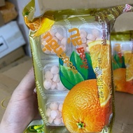 - THAILAND VITAMIN C ORANGE CANDY - childhood orange candy (4 blisters/24 compartments)