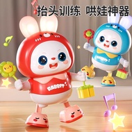 [Ready Stock] Baby Toys 0 Years Old Training Baby Dancing Rabbit Newborn Baby Coaxing Handy Tool Unt