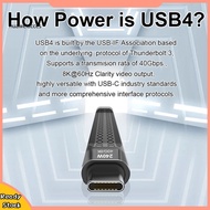 [HW] High-resolution Display Cable Pd240w Charging Cable High-speed Pd 240w Type C Data Cable for La