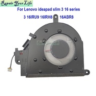iiCPU Fan Cooling Radiator For Lenovo IdeaPad Slim 3 16IRU8 16ABR8 16IRH8 16IAH8 16IRU9 Laptop 5F10S