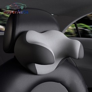 SuperAuto Car Headrest Pillow Memory Foam Interior Auto Pillows Head Neck Protector Soft Cushion Pillow for Man Kids Travel Rest