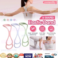 8-Shaped Chest Expander Rope Fitness Resistance Bands Yoga Gym Fitness Pulling Elastic Rope Shoulder