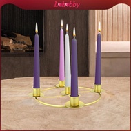[Lohobby] Advent Ring Candle Holder Advent Wreath Ring for Party Festival Living Room