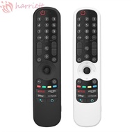 HARRIETT Remote Control Cover Silicone TV Accessories For LG AN-MR21GC For LG MR21N For LG OLED TV Shockproof Remotes Control Protector