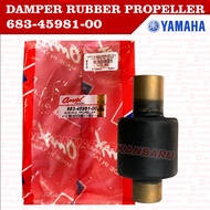 MESIN 15HP Damper Rubber Propeller 683-45981-10 Yamaha Speed Boat 15PK Omax Outboard Engine