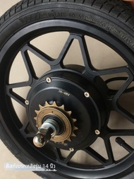 โมーターการขับเคลื่อนแบบพับได้ AiMa MT1 48V บล็อกดีป่า 14 นิ้ว โมเตอร์เดี่ยวแบบขับเคลื่อนด้านหลัง