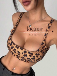Jaguar 🤎 จากัวร์ เสื้อสายเดี่ยวครึ่งตัว ลายน้องเสือดาว 🐆 พร้อมส่งจากไทย 🇹🇭