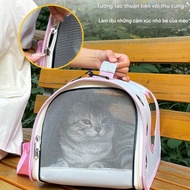 Outing Portable Bag Dog Cat Messenger Bag Breathable Large-Capacity One-Shoulder Cat Bag