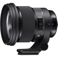 SIGMA 105mm F1.4 ARTSN for SONY E-moun 大光圈 適全片幅 人像 天文 公司貨 台中