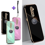 For OPPO Reno 2F 2Z 3 4 Reno 7 4G 7Z 5G 8Z 5G Reno 8T 4G 5G Phone Case Electroplating gold plating S