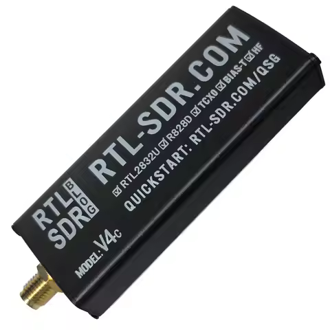 RTL-SDR Blog RTL SDR V4 R828D RTL2832U 1PPM TCXO SMA RTLSDR Software Defined Radio (Dongle Only) (US