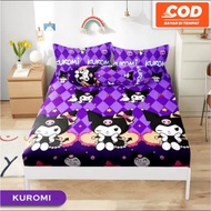 Kuromi Pattern Bed Sheet | Character Sheet | Cartoon Bed Sheet | Children's Bed Sheet | Beautiful Pa