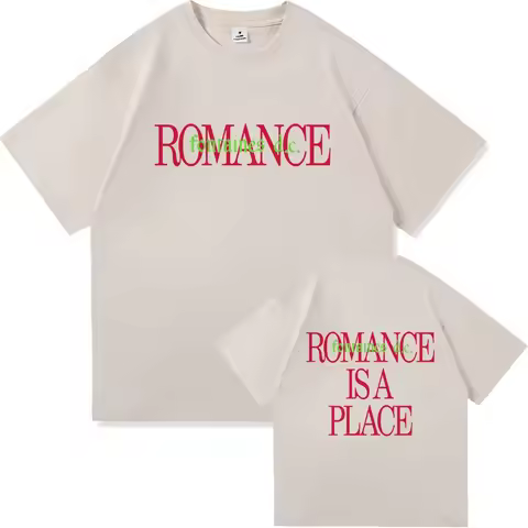 Streetwear Fontaines D.C.Romance T Shirt in The Modern World Men Women Clothing Harajuku Unisex Tops